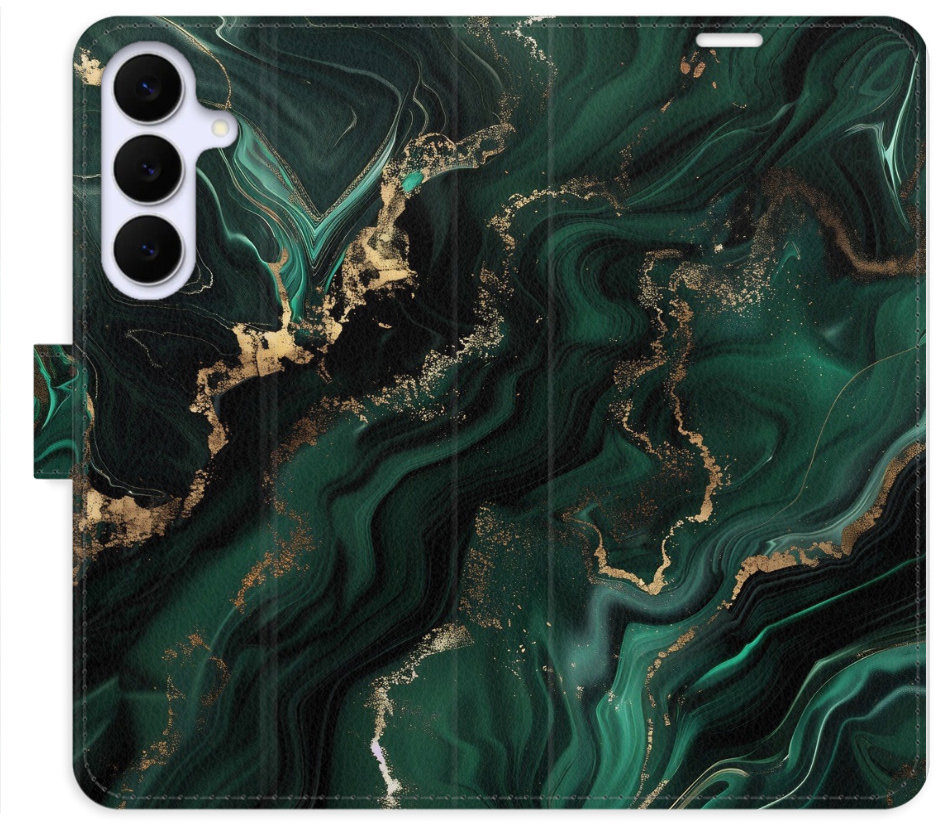 iSaprio Flip pouzdro Emerald 02 pro Samsung Galaxy S25 FE