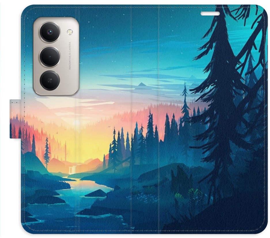 iSaprio Flip pouzdro Magical Landscape pro Xiaomi Redmi 15