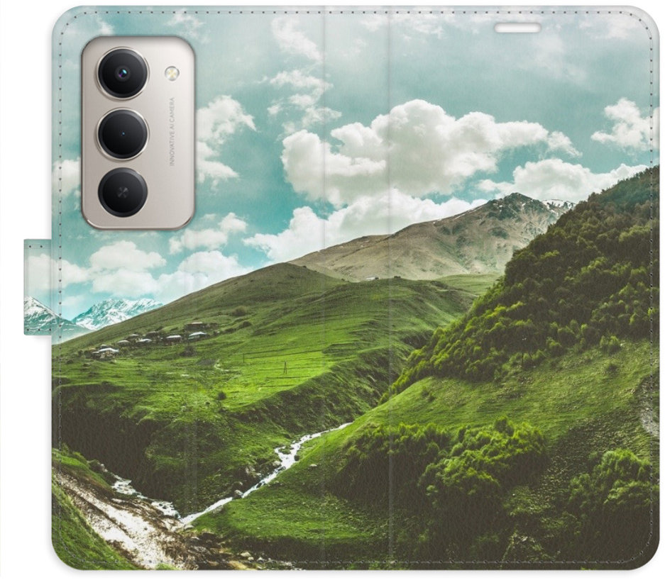 iSaprio Flip pouzdro Mountain Valley pro Xiaomi Redmi 15