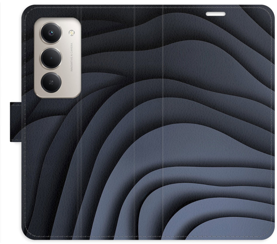iSaprio Flip pouzdro Dark Waves pro Xiaomi Redmi 15