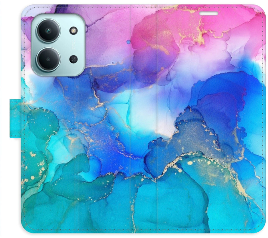 iSaprio Flip pouzdro BluePink Paint pro Xiaomi Redmi 15C