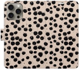 iSaprio Flip pouzdro Dotted 02 pro iPhone 15 Pro Max