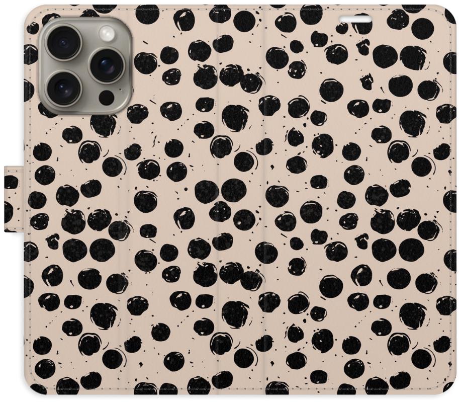 iSaprio Flip pouzdro Dotted 02 pro iPhone 15 Pro Max