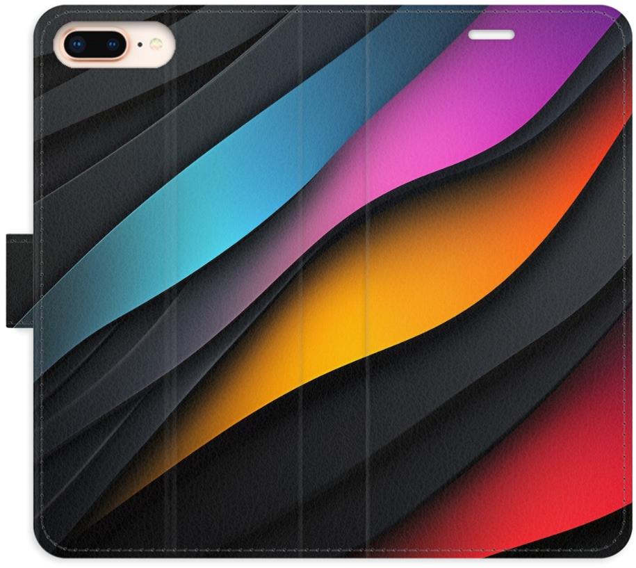 iSaprio Flip pouzdro Color Waves pro iPhone 7 Plus