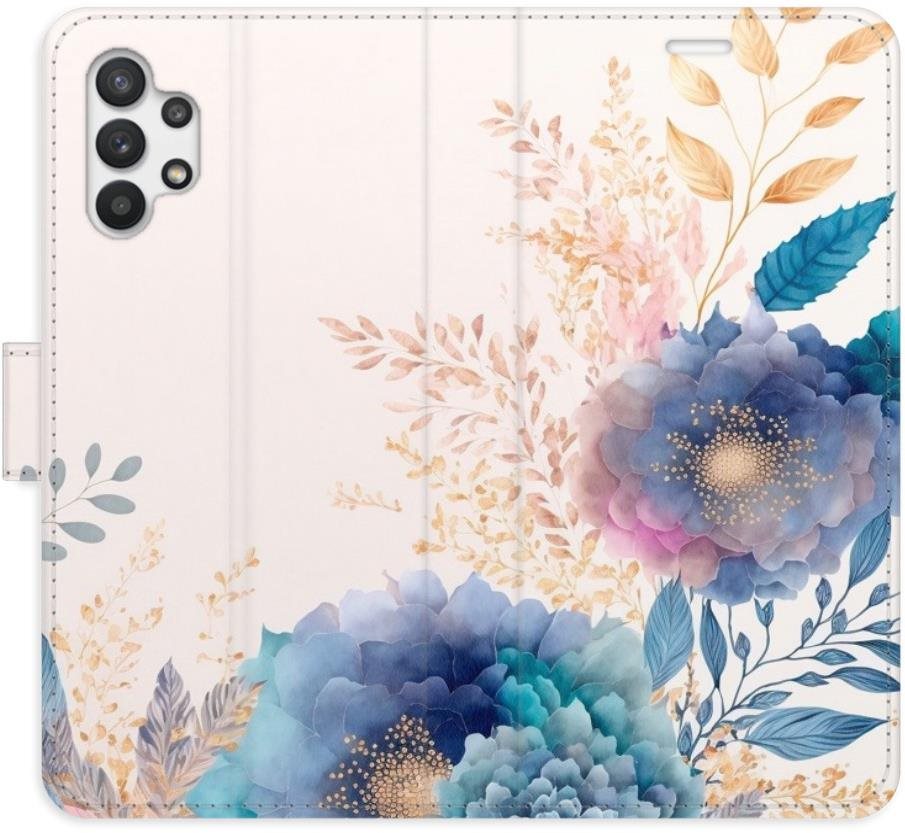 iSaprio flip pouzdro Ornamental Flowers 03 pro Samsung Galaxy A32