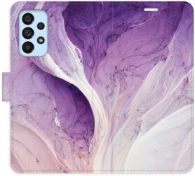 iSaprio flip pouzdro Purple Paint pro Samsung Galaxy A53 5G