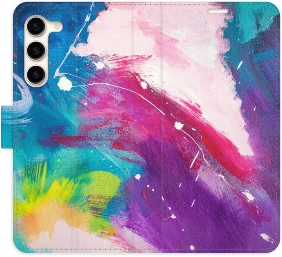 iSaprio flip pouzdro Abstract Paint 05 pro Samsung Galaxy S23+ 5G