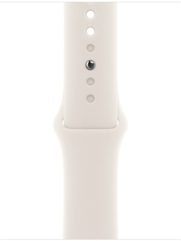 Apple Watch 42mm hvězdně bílý sportovní řemínek - M/L