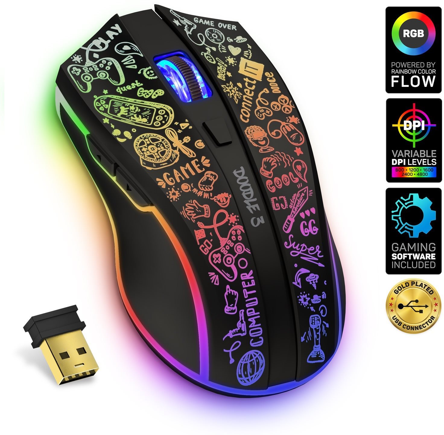 CONNECT IT DOODLE Mouse 3
