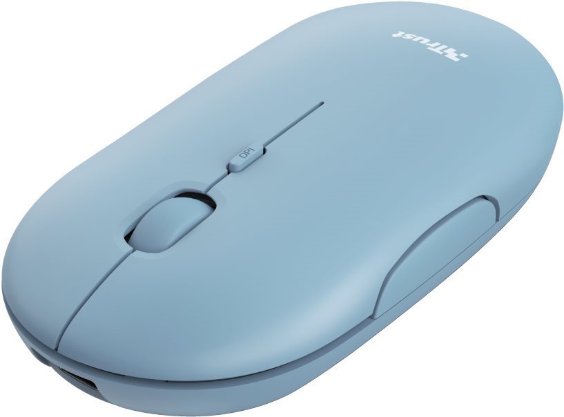 Trust PUCK Wireless BT Rechargeable Mouse Blue - modrá