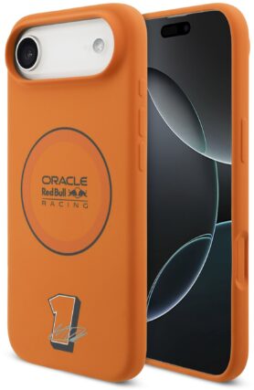 Red Bull Silicone Blue Ring MagSafe Zadní Kryt pro iPhone Air Orange