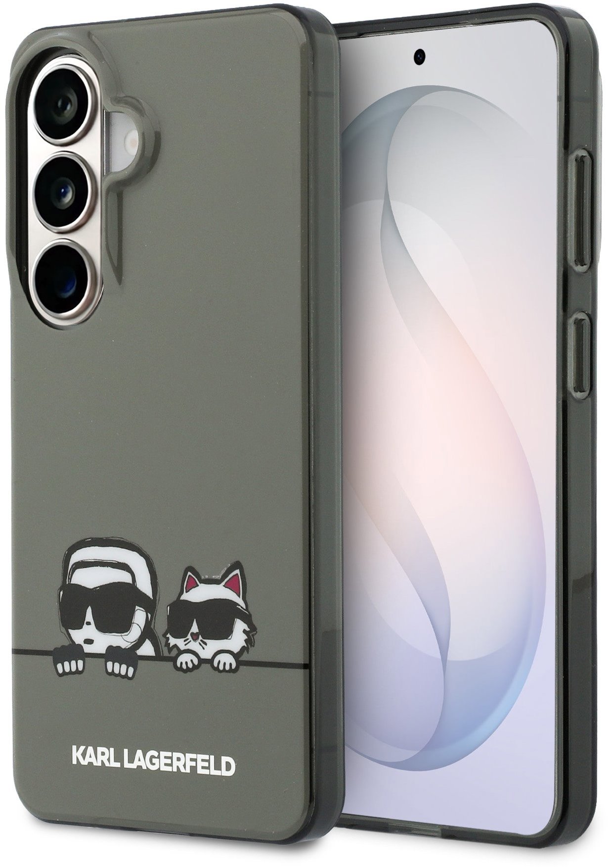 Karl Lagerfeld IML K&CH Peekaboo Logo Magnetic Zadní Kryt pro Samsung Galaxy S26 Black