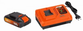 POWERPLUS Nabíječka 20V/40V + Baterie 20V LI-ION 2,0Ah POWDP9062