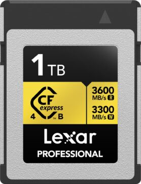 Lexar CFexpress 4.0 Pro Gold R3600/W3300 1TB