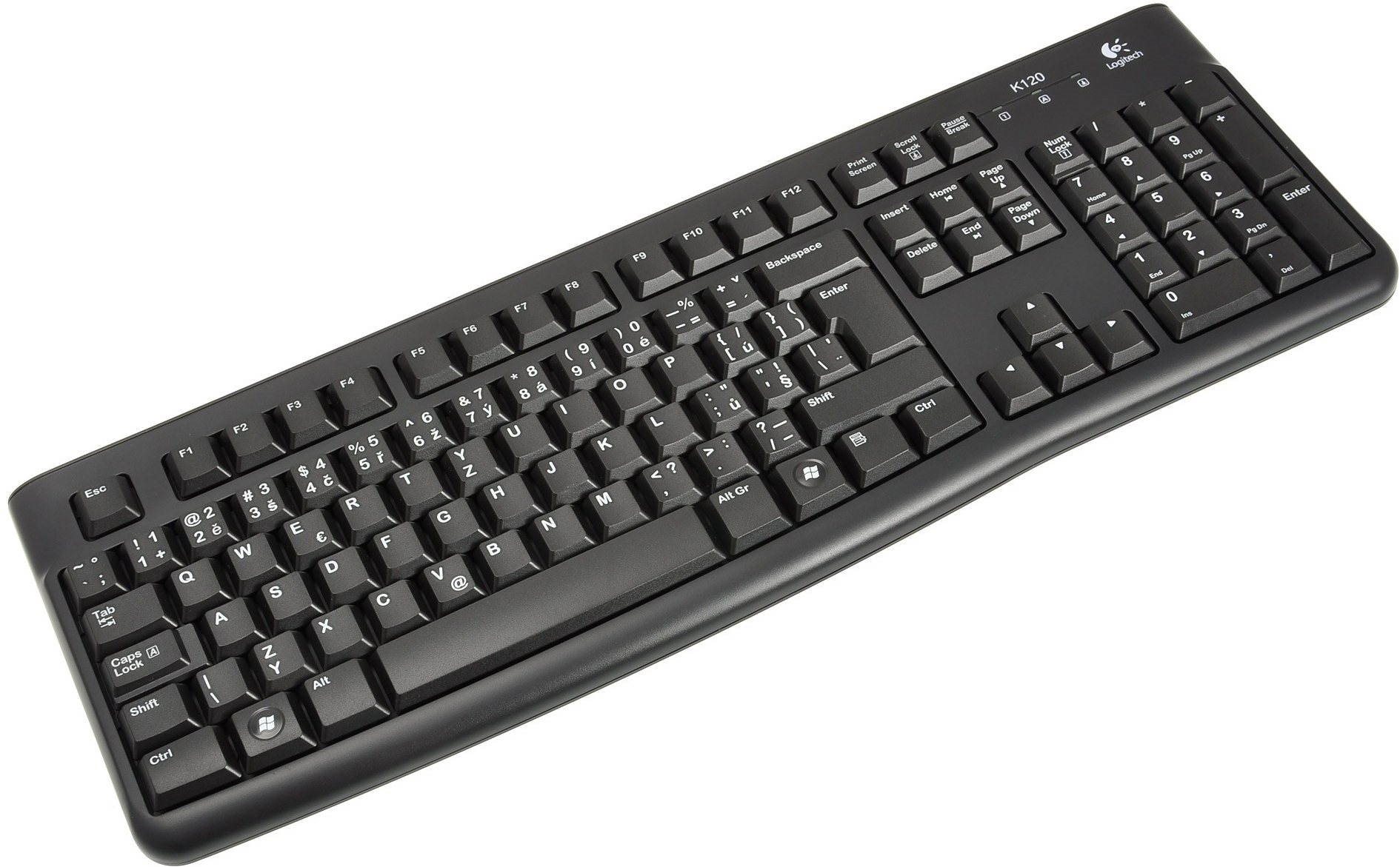 Logitech Keyboard K120 OEM - CZ/SK