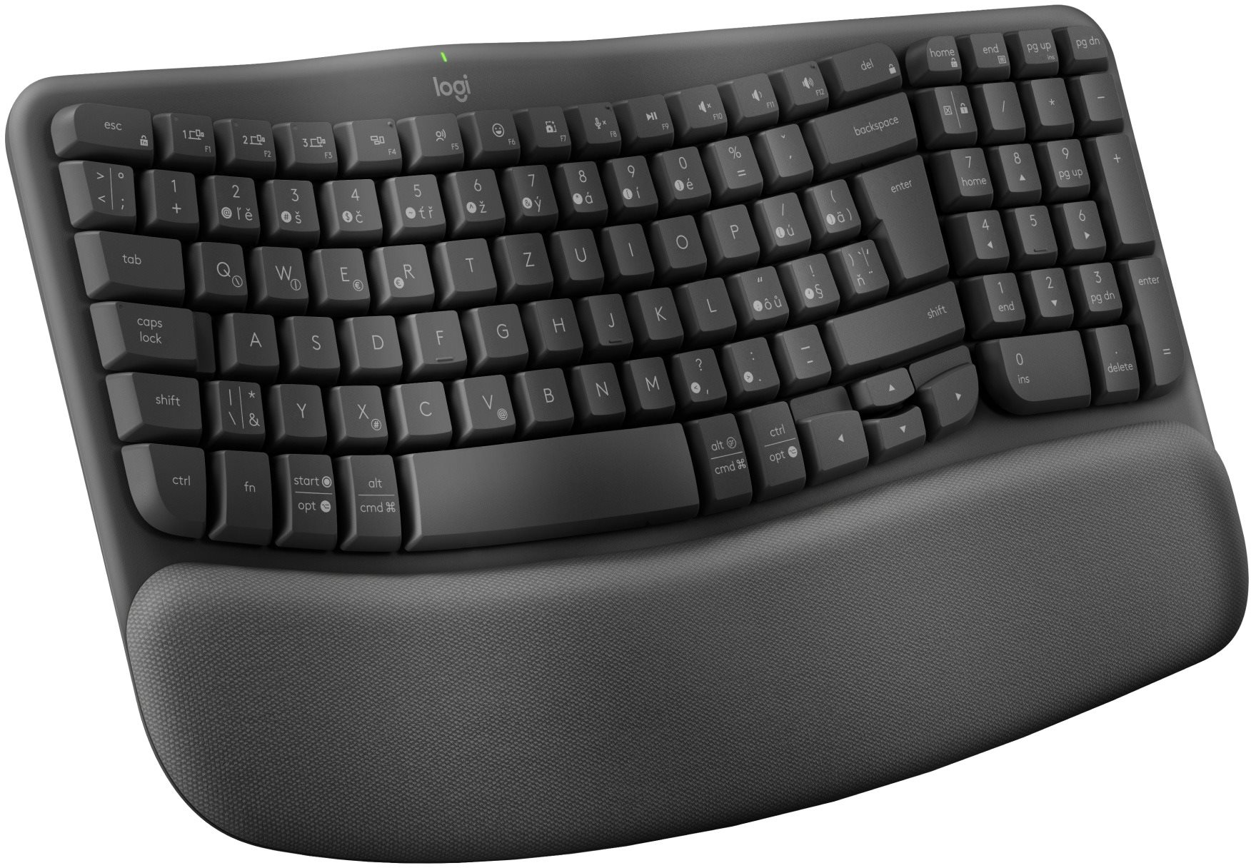 Logitech Wave Keys Wireless Ergonomic Keyboard - US INTL