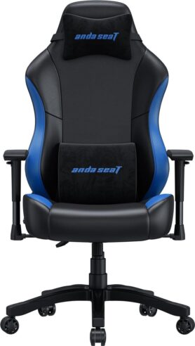 Anda Seat Luna Premium Gaming Chair - L size Black & Blue