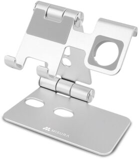 Misura ME19 stojan na mobilní telefony a hodinky SILVER