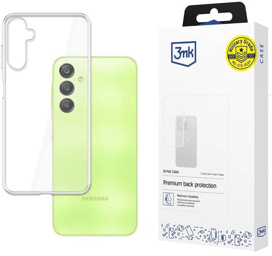 3MK Armor case pro Samsung Galaxy A15 5G (SM-A156) čirý /AS