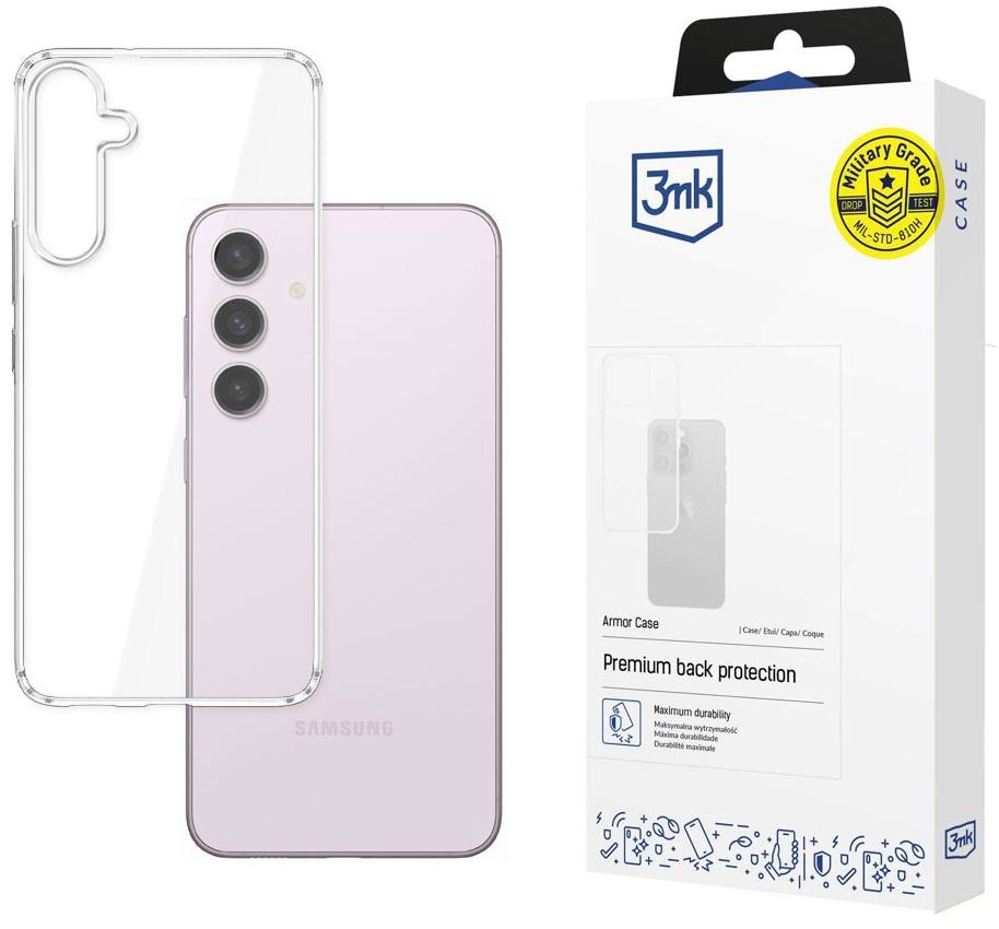 3MK Armor case pro Samsung Galaxy S24, čirá