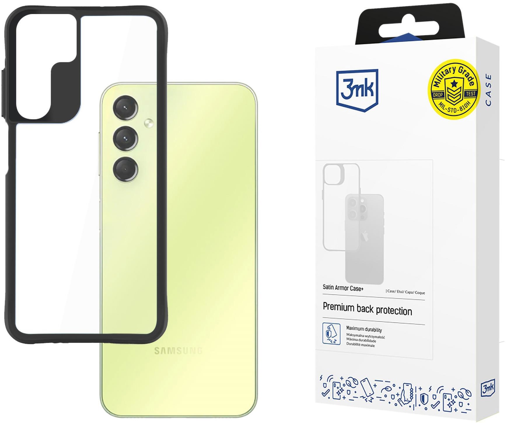 3MK Satin Armor Case+ pro Samsung Galaxy A25 5G (SM-A256)