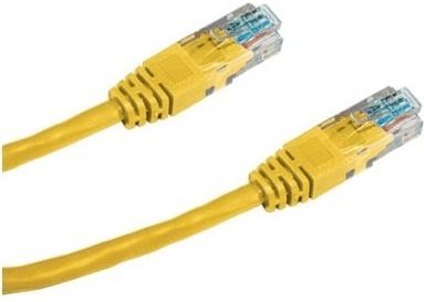 Datacom CAT5E UTP žlutý 2m
