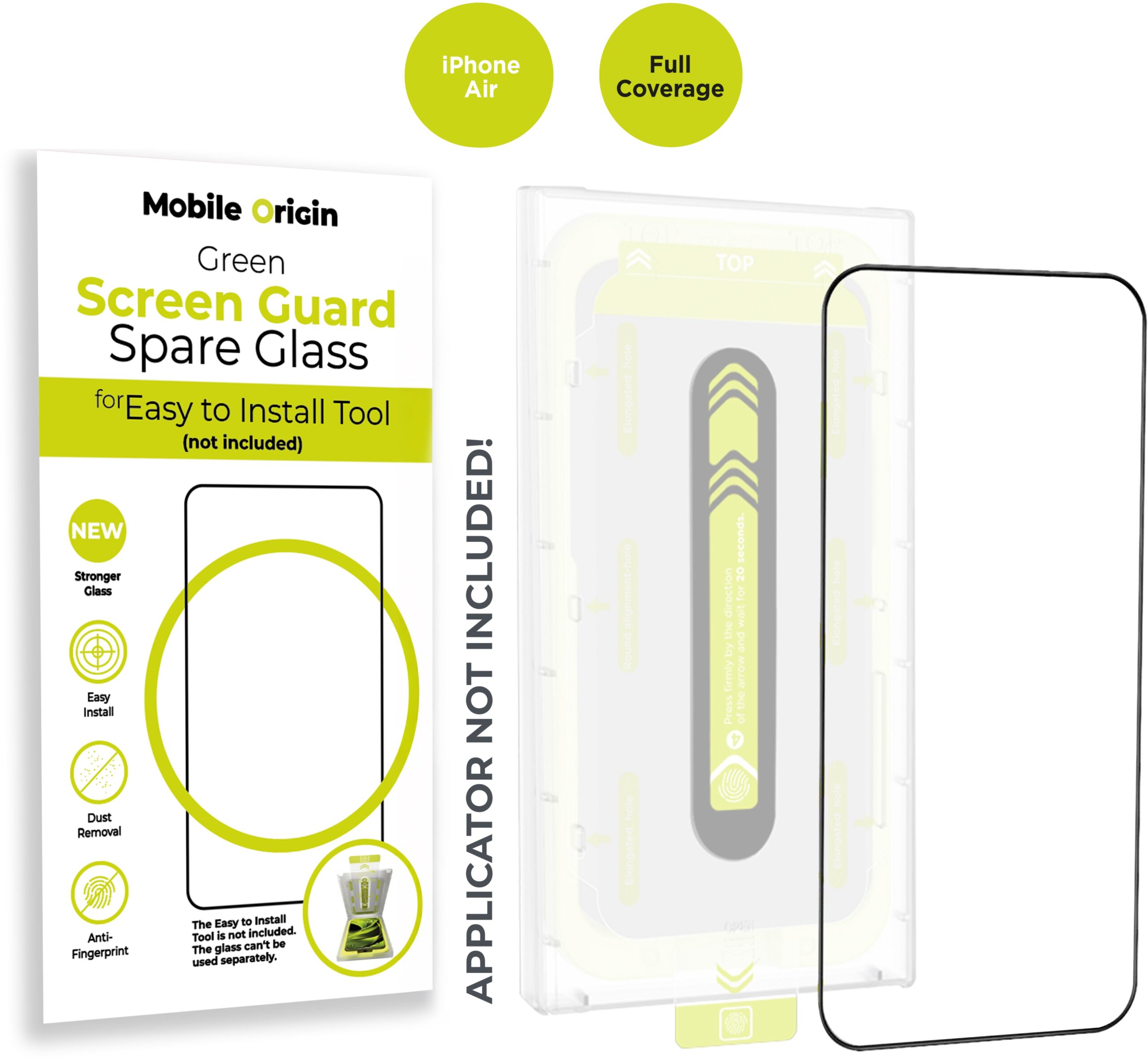Mobile Origin Screen Guard Spare Glass Full Coverage iPhone Air