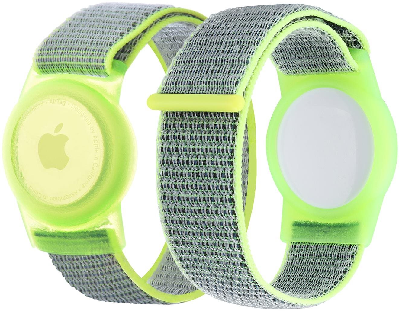 Mobile Origin AirTag Strap Green Vibe