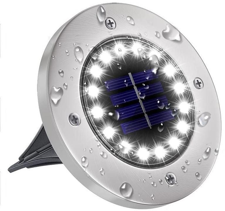 LEDsolar 16Z venkovní světlo k zapíchnutí do země 1 ks, 16 LED, bezdrátové, iPRO, 1W, studená barva