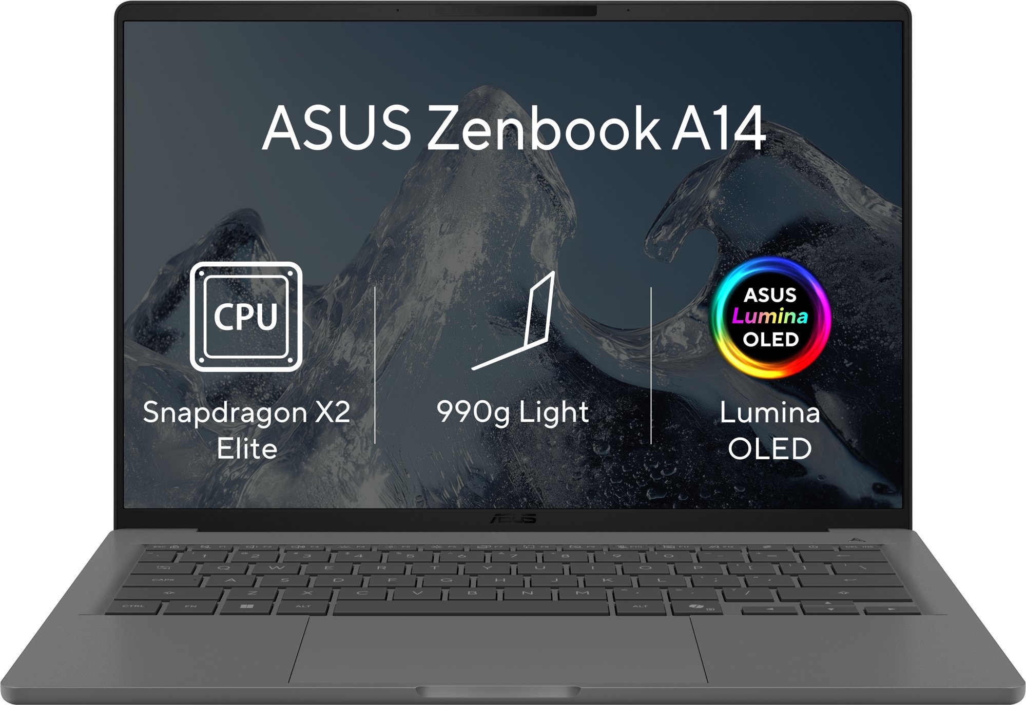 ASUS Zenbook A14 UX3407NA-OLED205W Iceland Gray celokovový