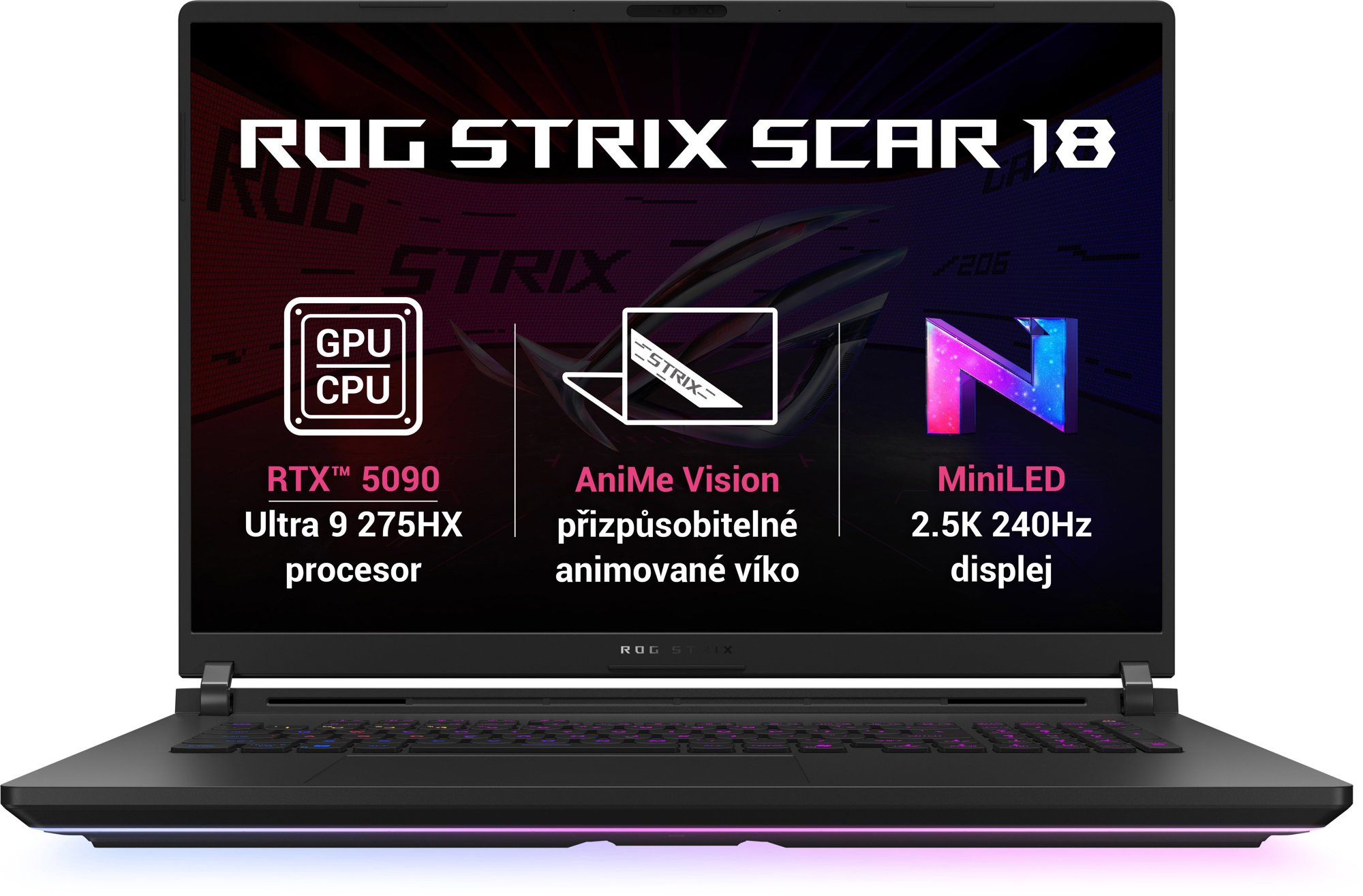 ASUS ROG Strix SCAR 18 G835LX-NEBULA011X Off Black