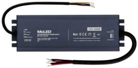 McLED Napájecí zdroj longevity 300 W, DC12V/25A, IP67, hliníkový