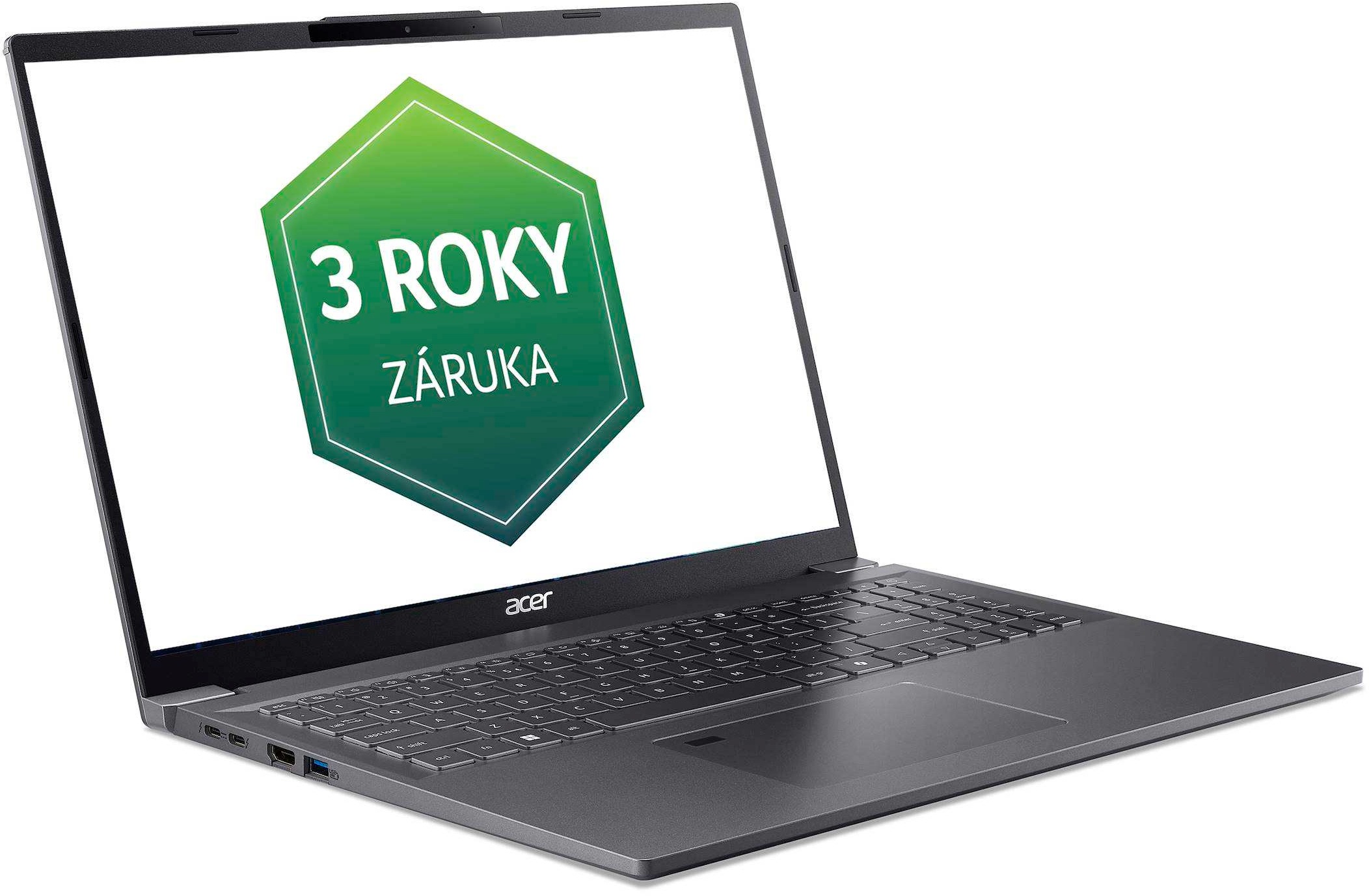 Acer Aspire 16 Steel Gray kovový (A16-71M-56X9) (bez adaptéru)