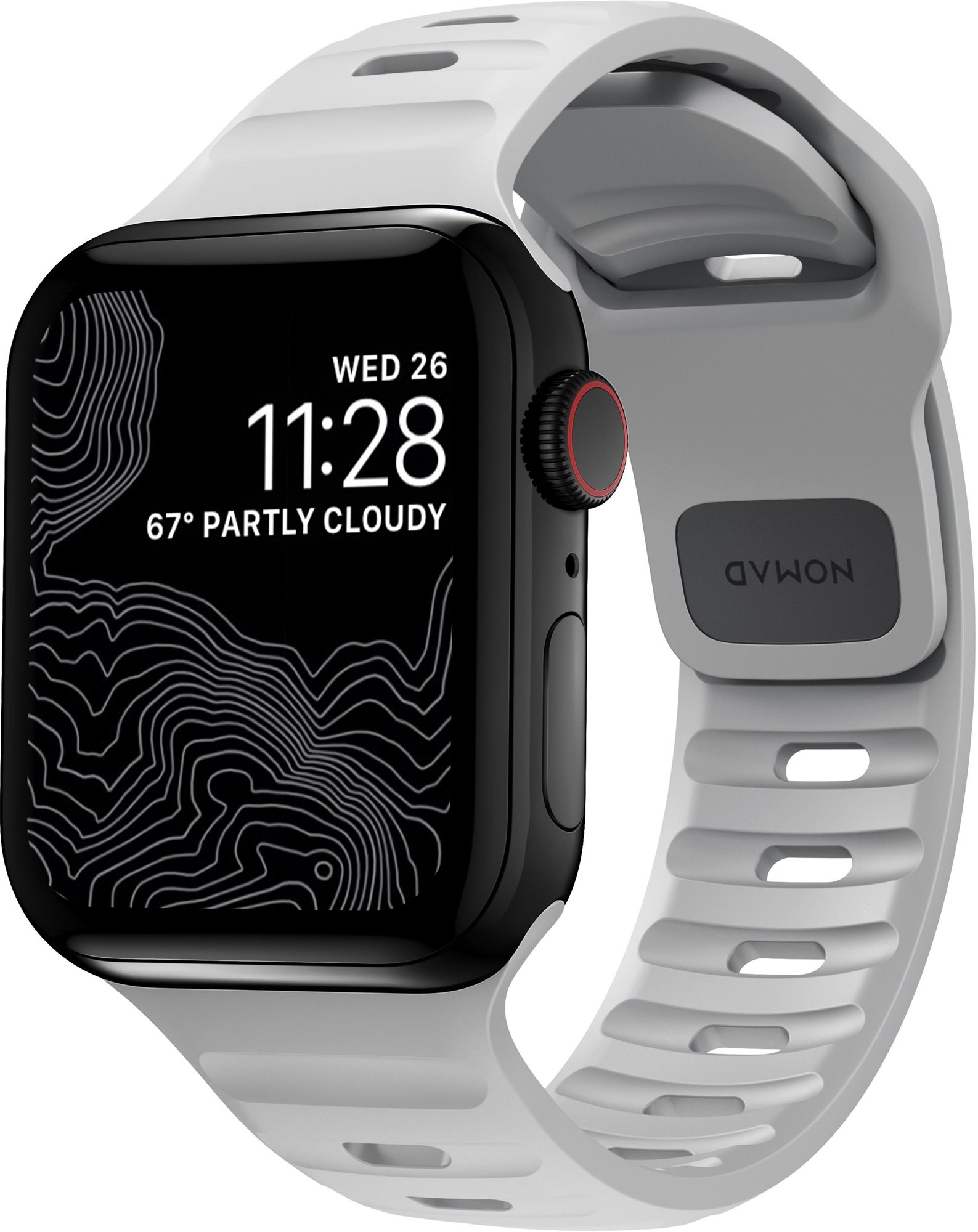 Nomad Sport Strap M/L Grey  Apple Watch 42/44/45/Ultra 49mm
