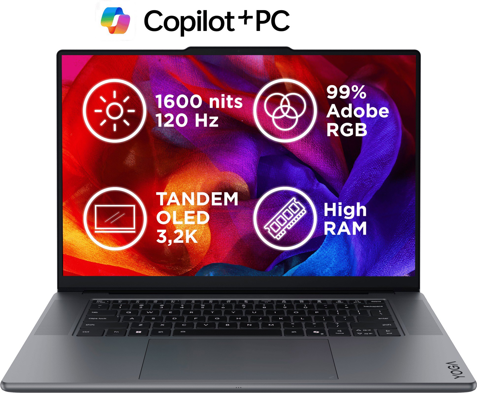 Lenovo Yoga Pro 9 16IPH11 Thunder Grey celokovový