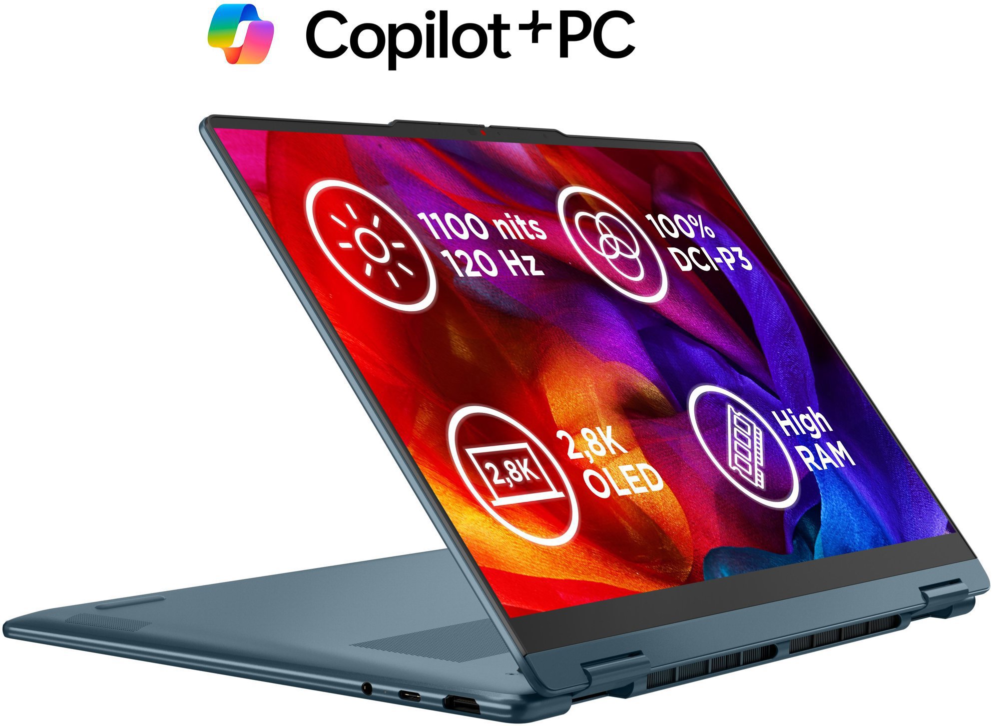 Lenovo Yoga 7 2-in-1 14AGP11 Tidal Teal celokovový (bez adaptéru)