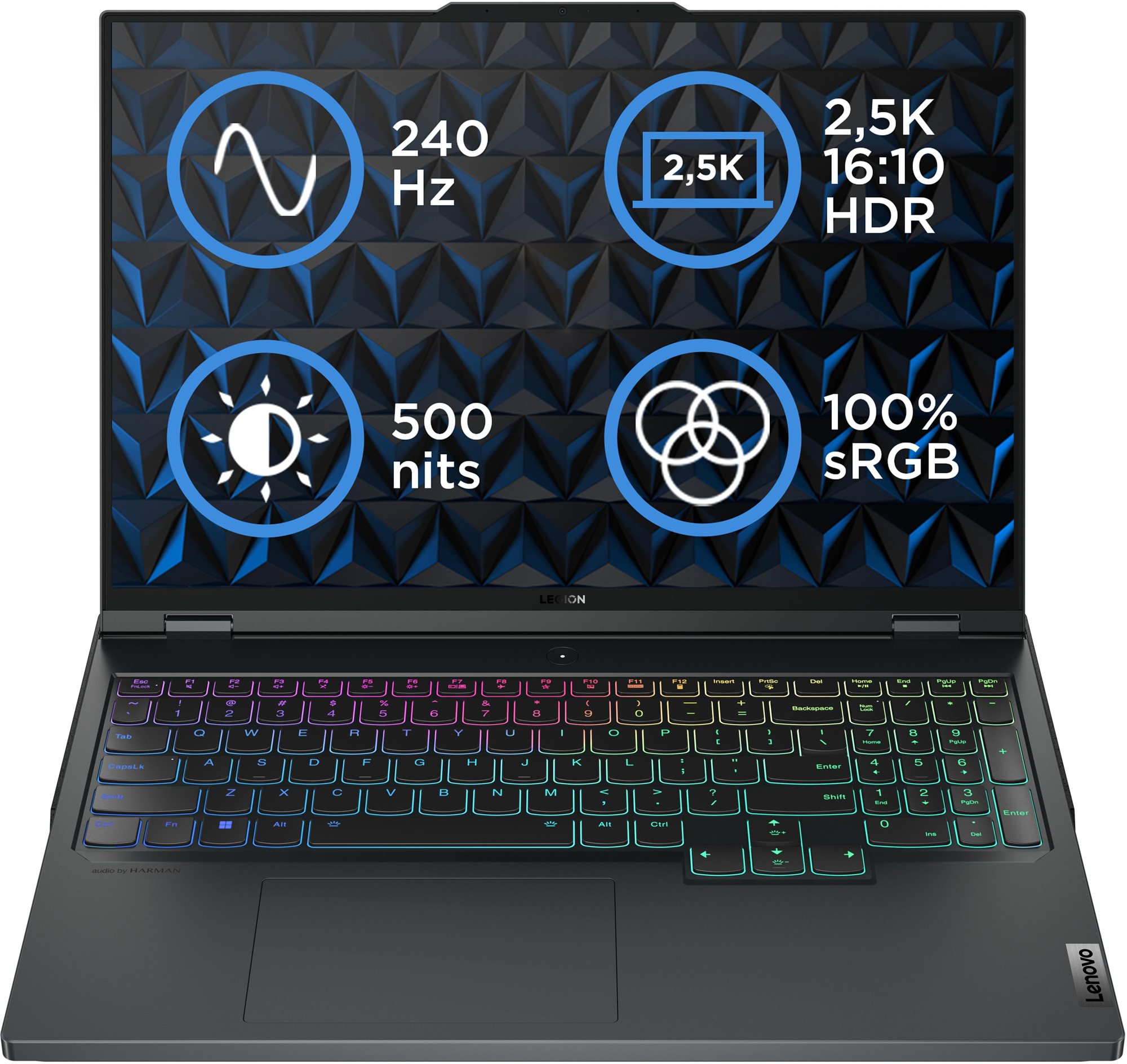 Lenovo Legion Pro 7 16IRX8 Onyx Grey kovový