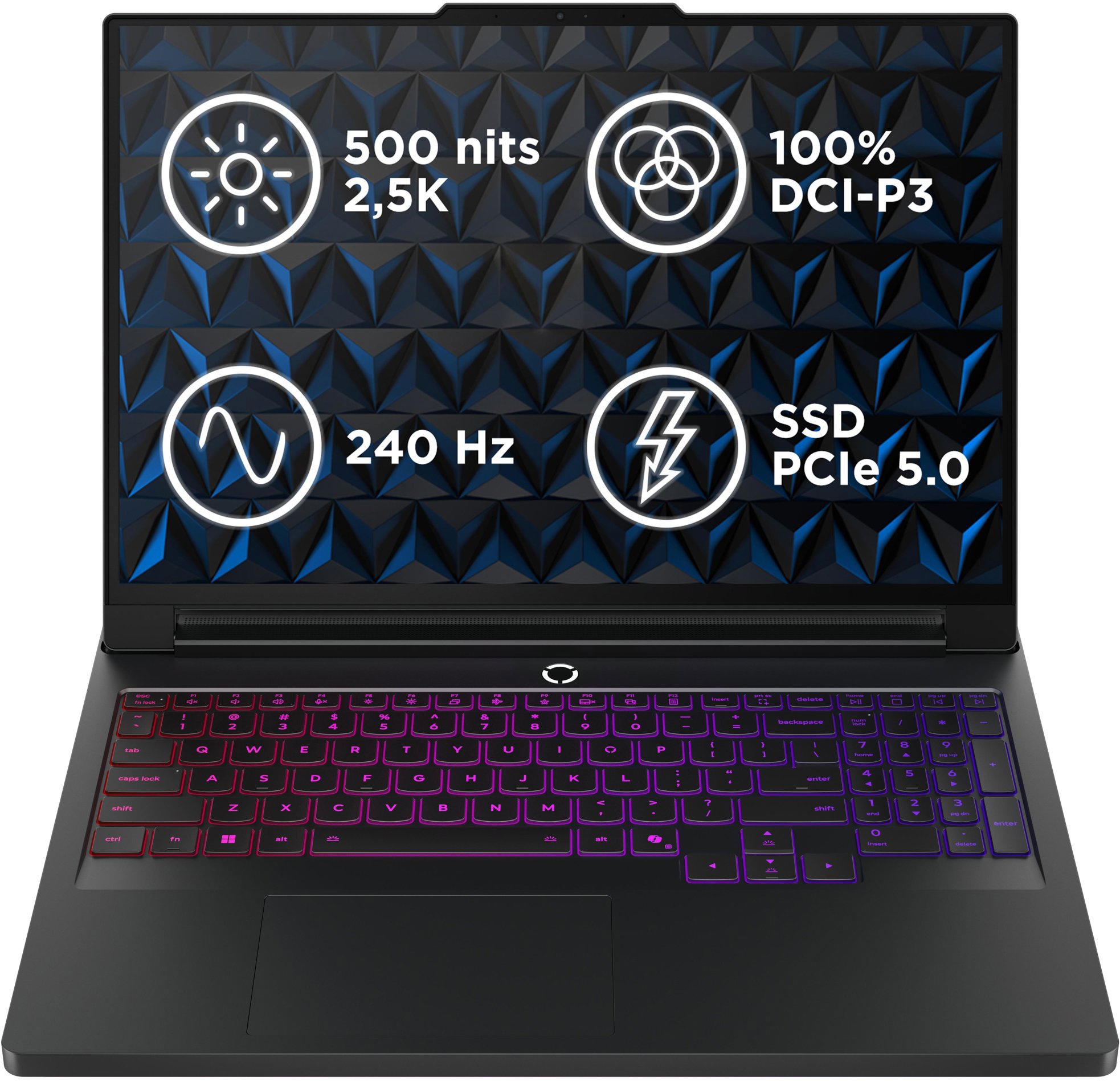 Lenovo Legion Pro 5 16AFR10 Eclipse Black kovový