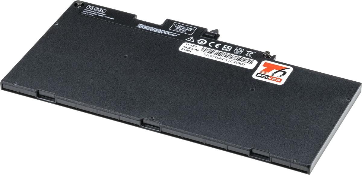 T6 Power pro Hewlett Packard ZBook 15u G4, Li-Poly, 11,55 V, 4420 mAh (51 Wh), černá