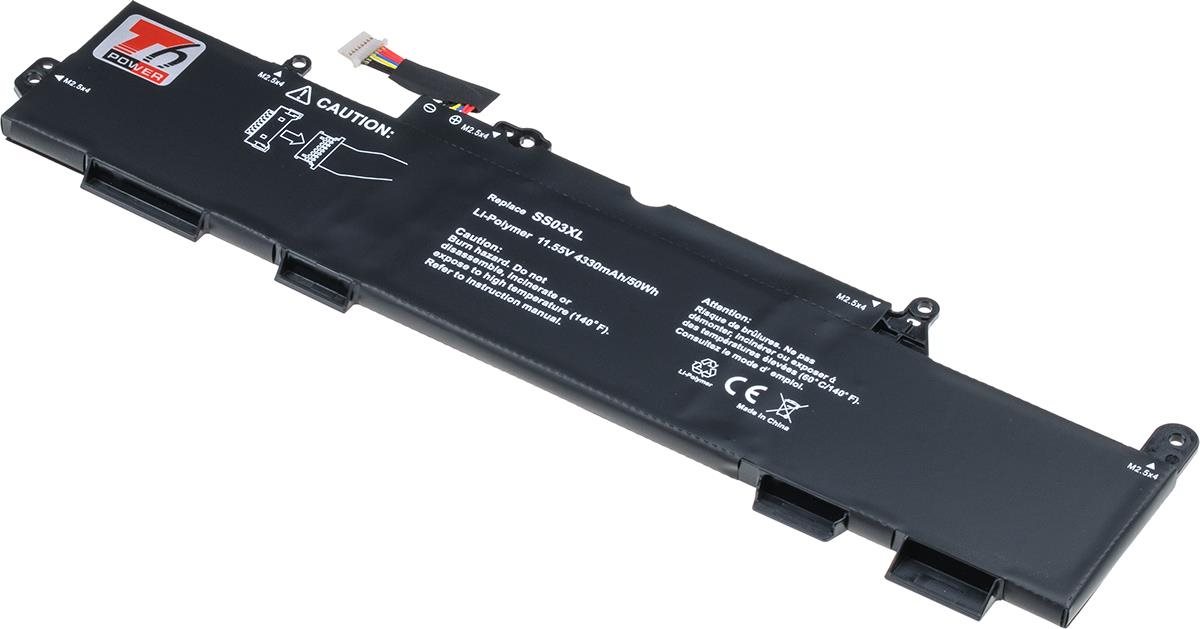 T6 Power pro Hewlett Packard MT44 Mobile Thin Client, Li-Poly, 11,55 V, 4330 mAh (50 Wh), černá
