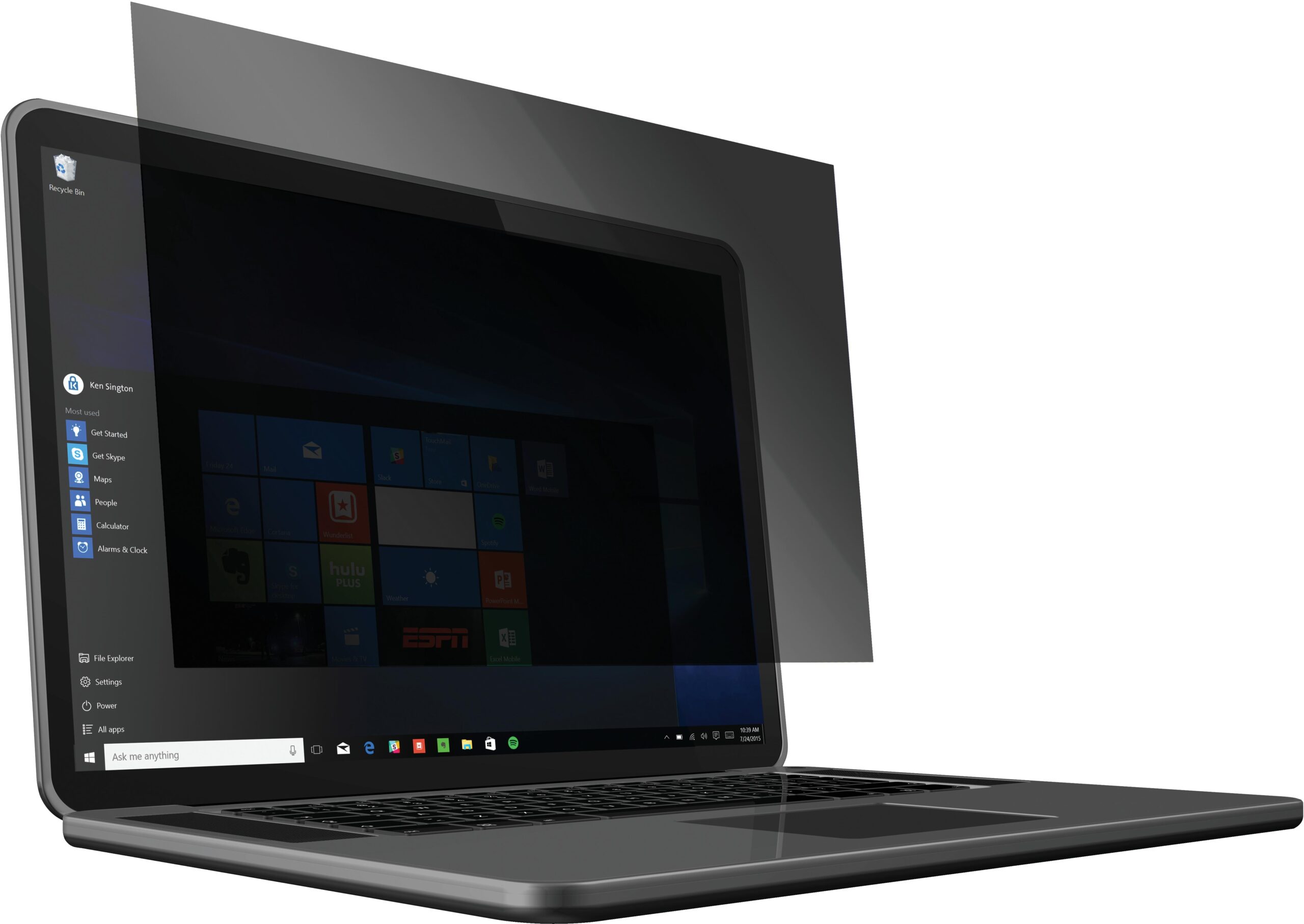 Kensington pro notebook 15.6" (16:10), dvousměrný, odnímatelný