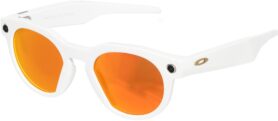 Meta Oakley Meta HSTN Smart Glasses - Warm Grey, Prizm Ruby