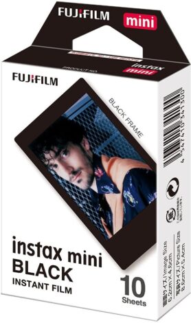 Fujifilm instax mini film black Frame 10ks fotek