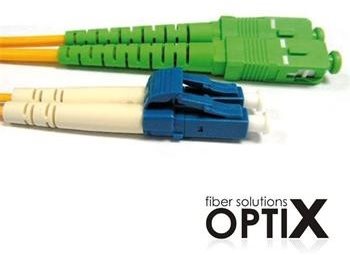 OPTIX SC/APC-LC optický patch cord 09/125 1m G657A