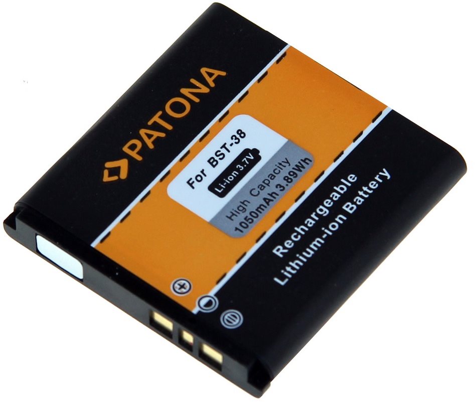 PATONA pro Sony Ericsson BST-38 1050mAh 3,8V Li-Ion