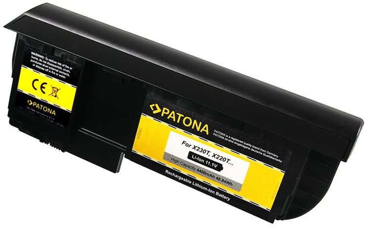PATONA pro LENOVO ThinkPad notebook tablet X220T 4400mAh Li-lon 11.1V