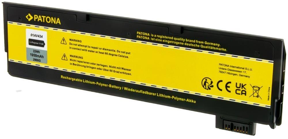 PATONA pro Lenovo ThinkPad T570/A475 1950mAh Li-Pol 11,4V 01AV424
