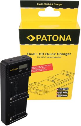 PATONA pro Foto Dual LCD Sony F550/F750/F970 - USB