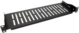 VALUE 19'' police 1U, 150 mm, max. 10 kg, černá