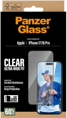 PanzerGlass Apple iPhone 17/16 Pro s instalačním rámečkem